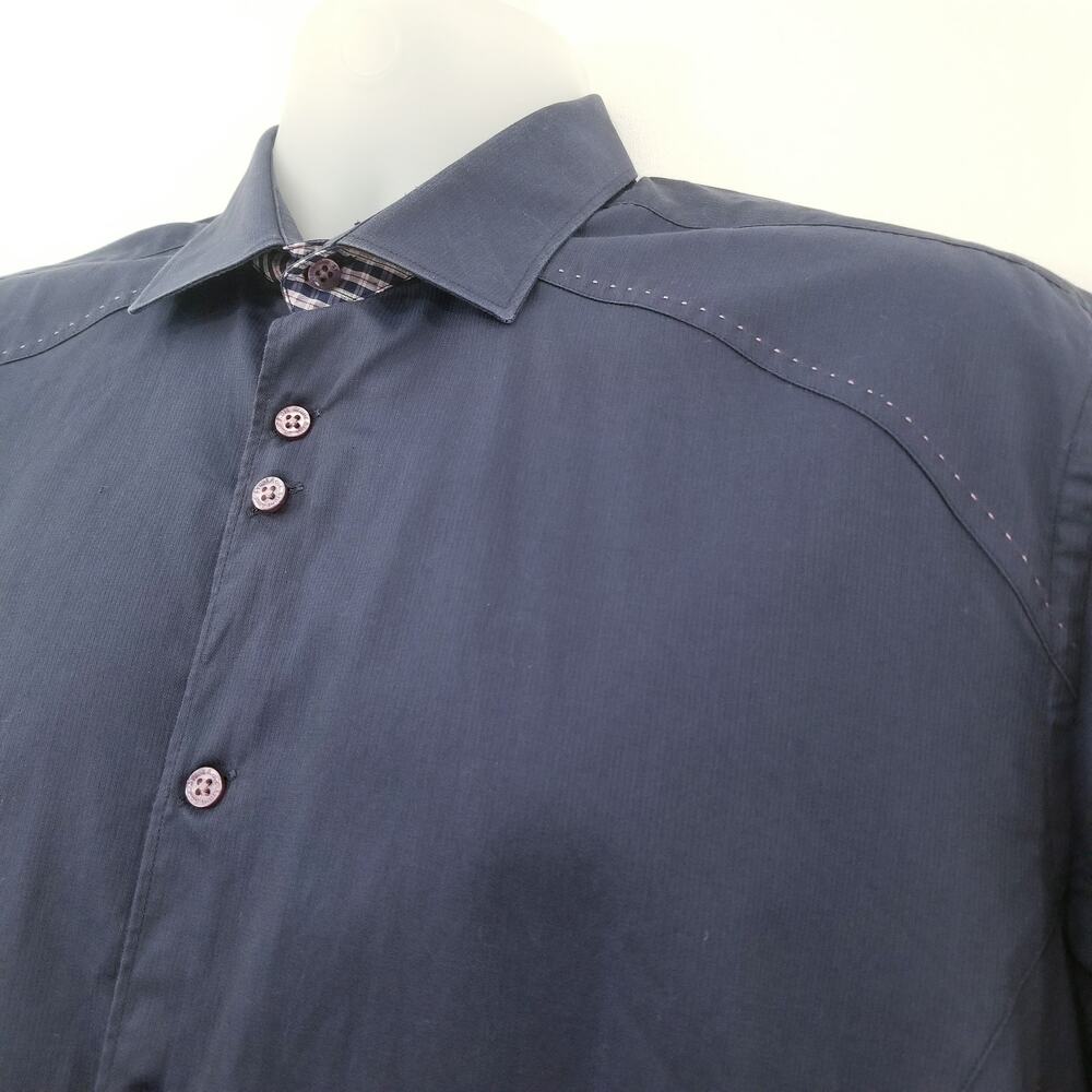 Stone Rose Red Rivet Collection Button Up Dress Shirts - Picture 2 of 14